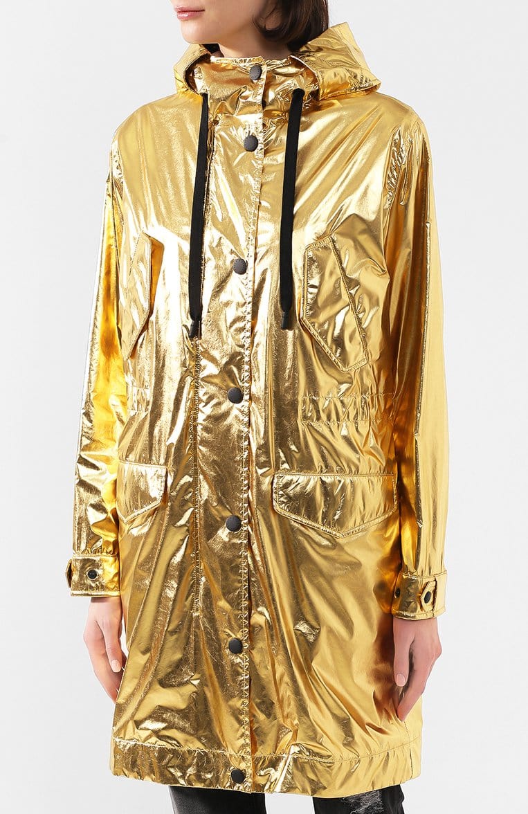 Dolce & Gabbana Metalic Gold Parka Jacket