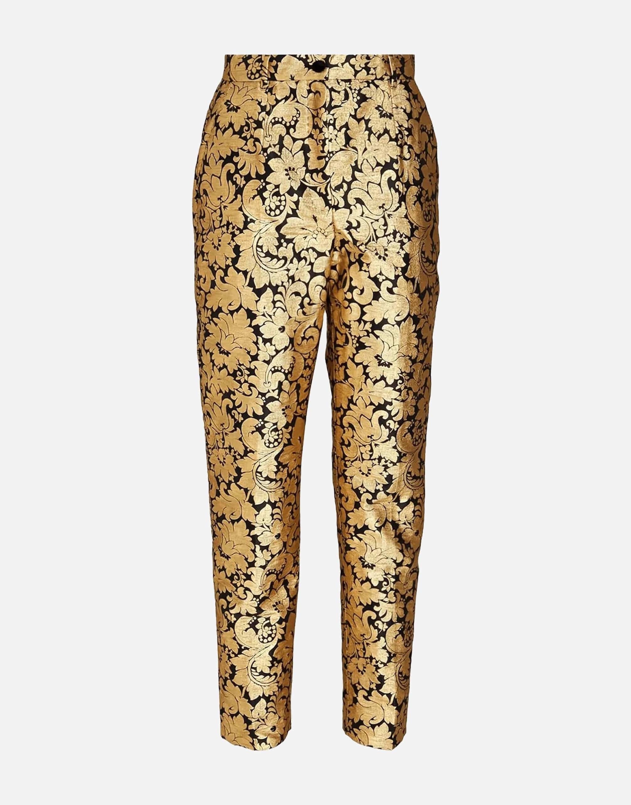 Dolce & Gabbana Metallic Jacquard Pants