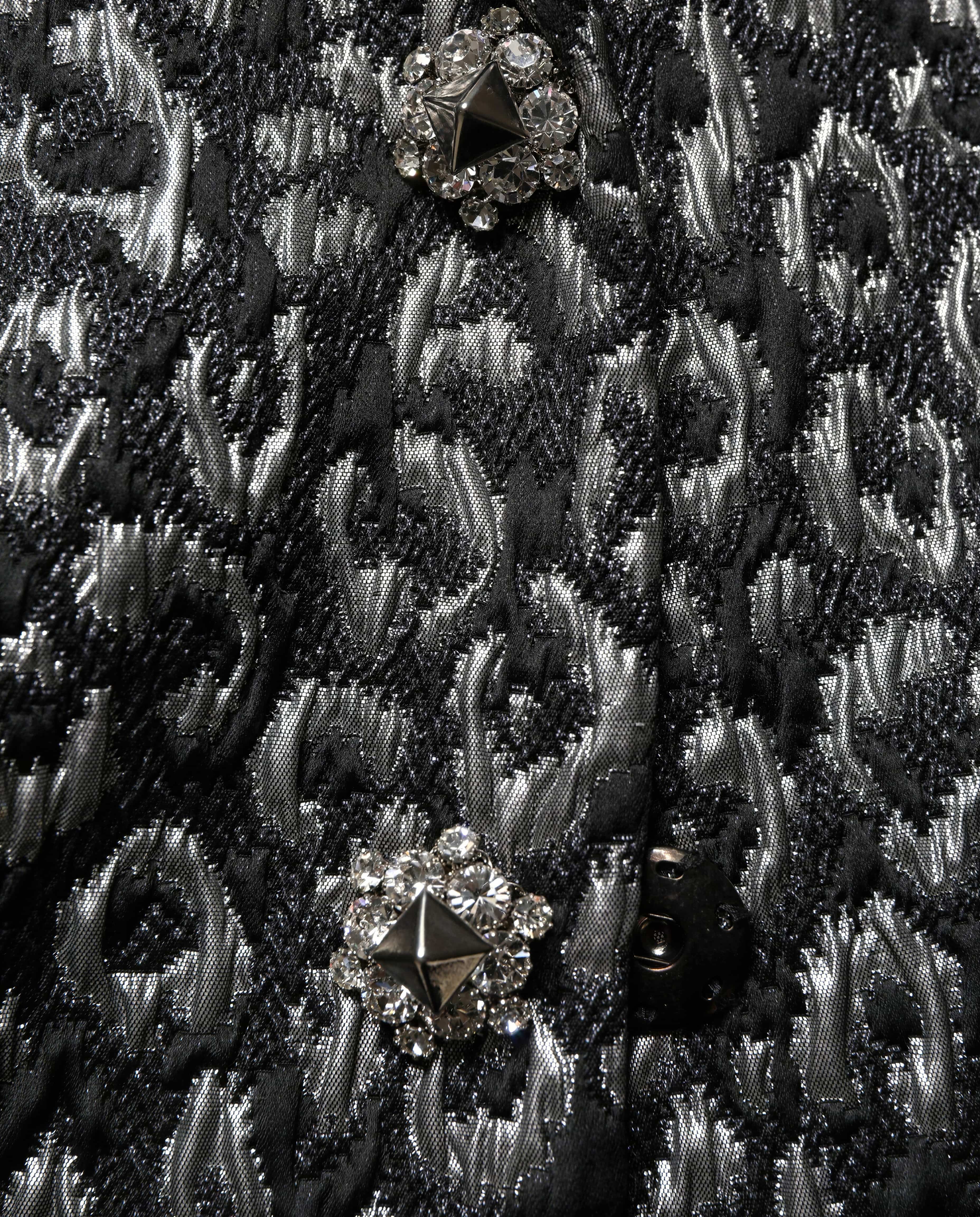 Dolce & Gabbana Dolce & Gabbana Metallic Leopard Pattern Long Coat