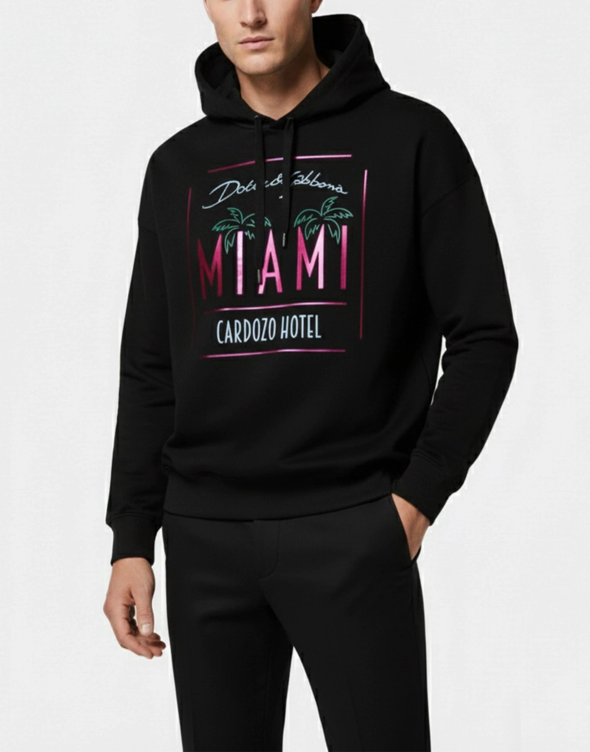Dolce & Gabbana Miami Cotton Hoodie
