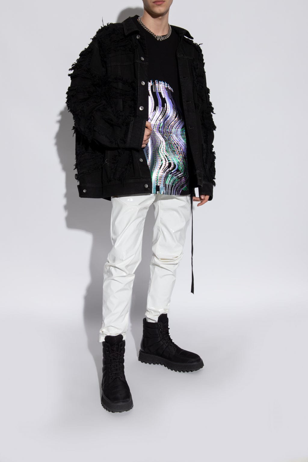 Dolce & Gabbana Michelangelo Branded Plate Ankle Boots