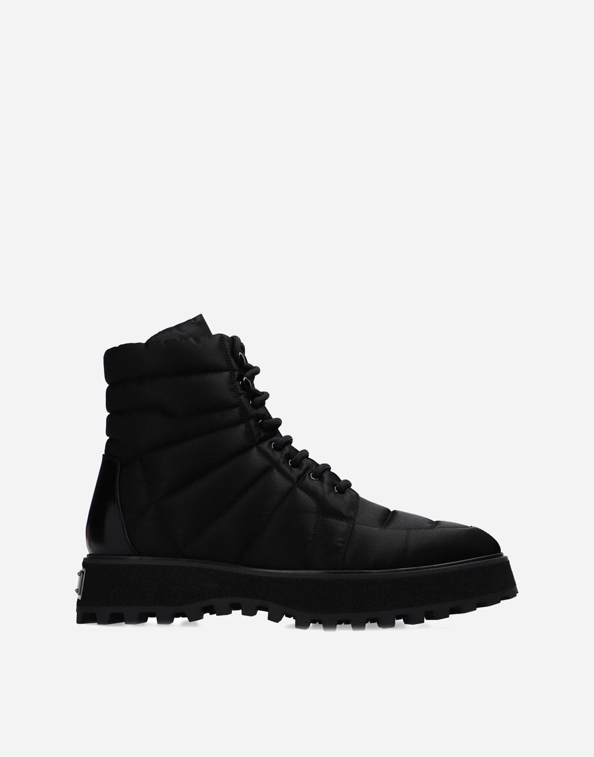 Dolce & Gabbana Michelangelo Branded Plate Ankle Boots