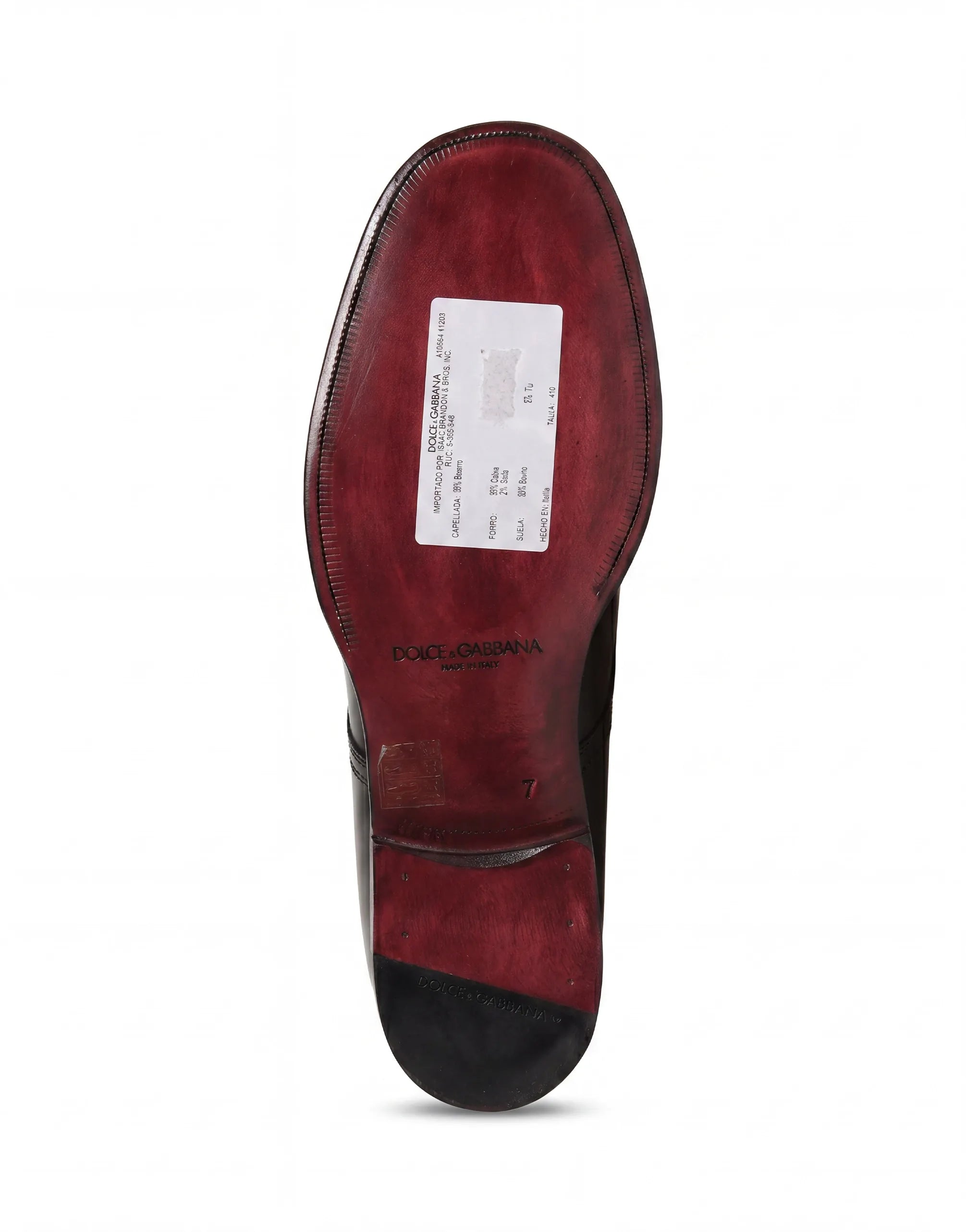 Dolce & Gabbana Michelangelo Leather Derby Shoes