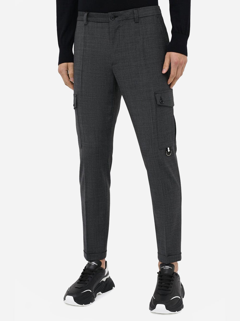 Dolce & Gabbana Micro-Patterned Cargo Pants