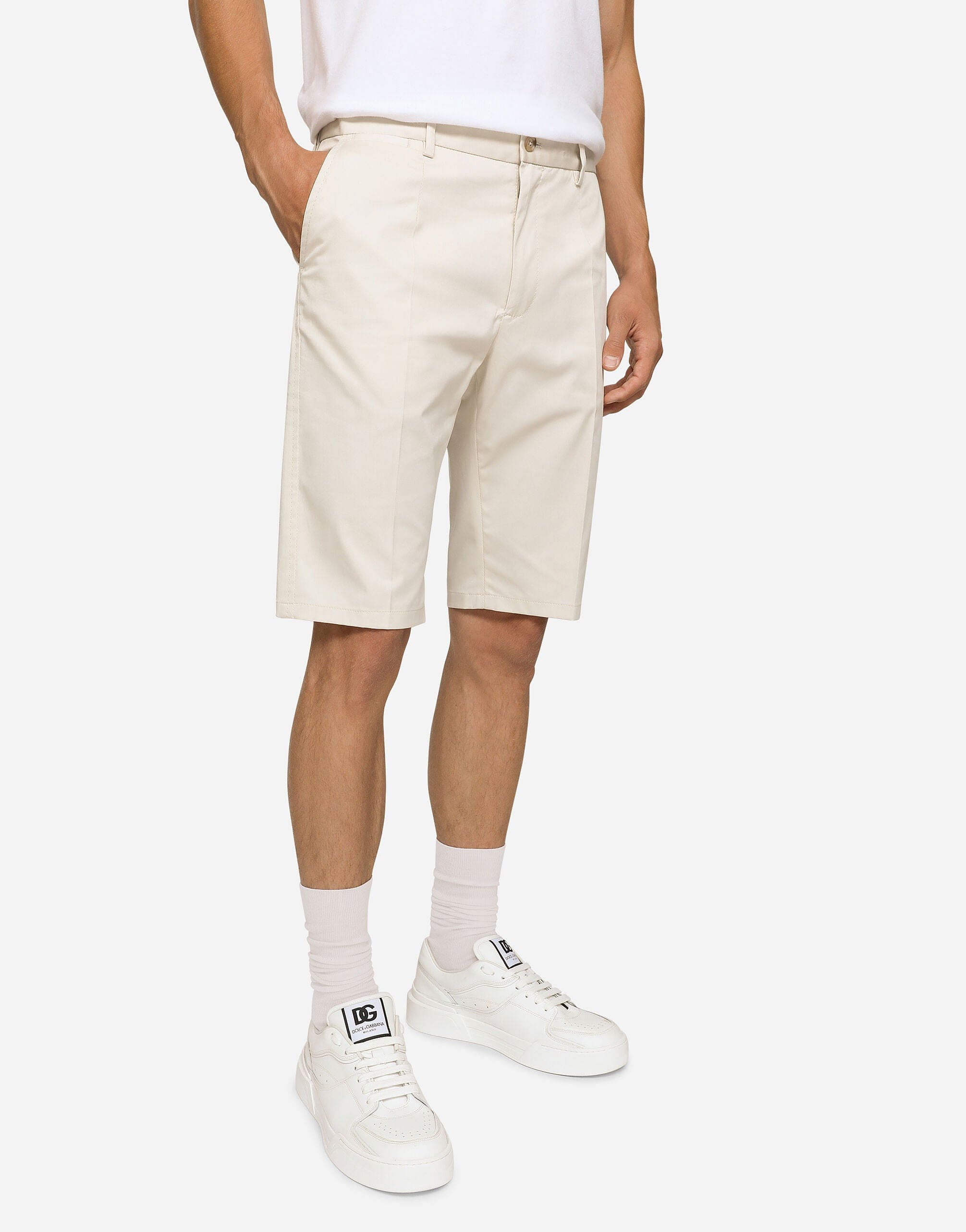 Dolce & Gabbana Mid-Rise Bermuda Shorts