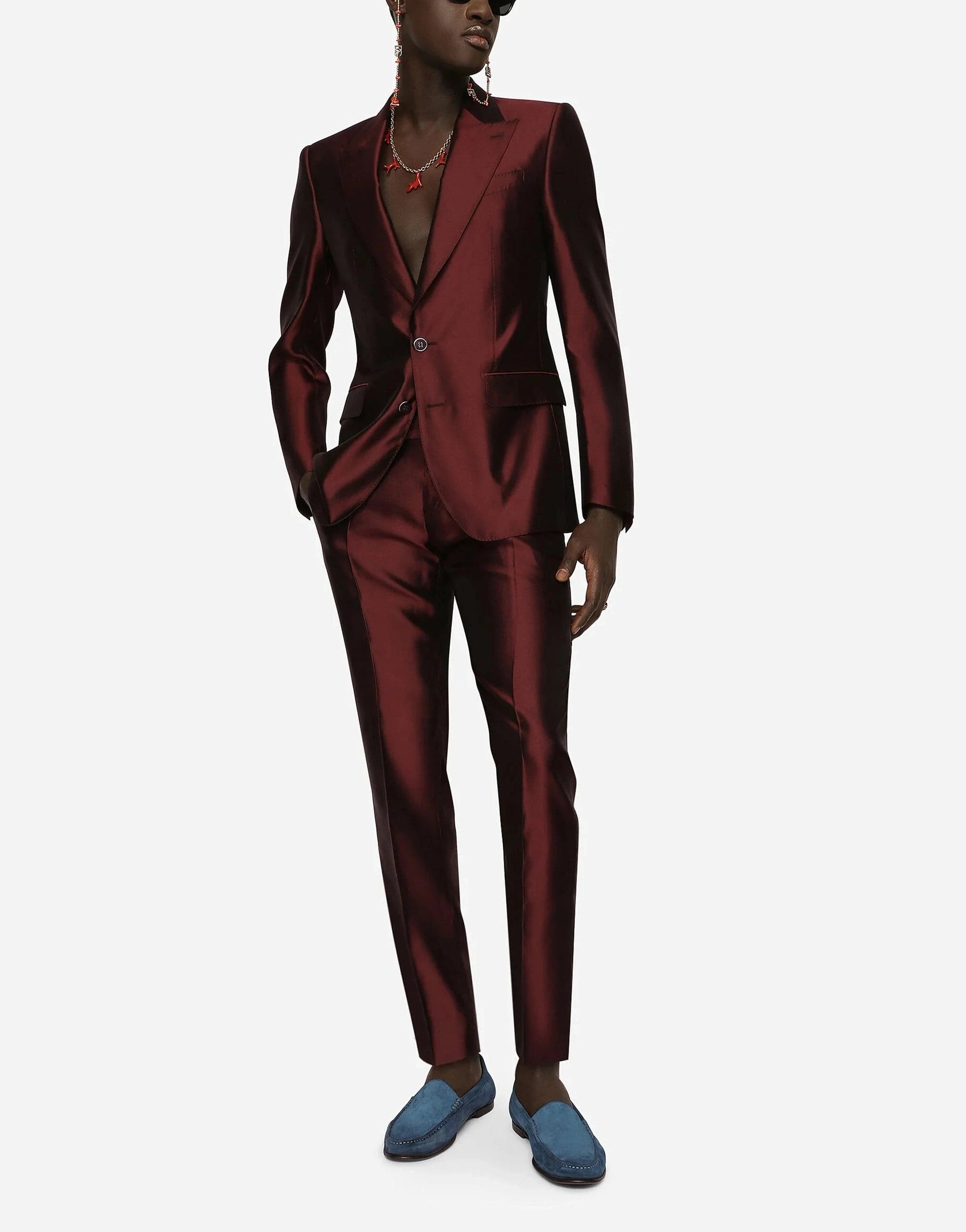 Dolce & Gabbana Mikado Silk Sicilia-Fit Suit