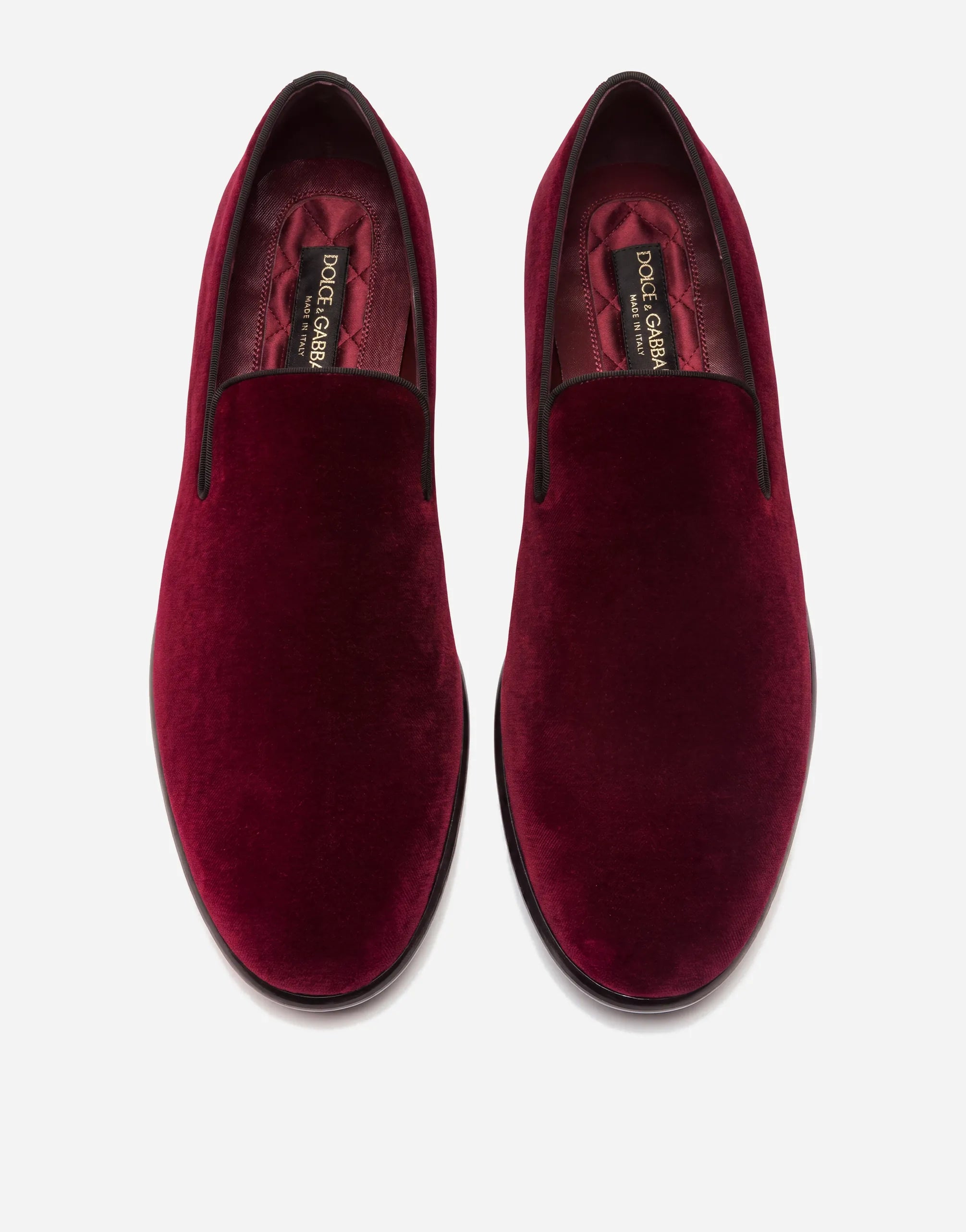 Dolce & Gabbana Dolce & Gabbana Milano Velvet Slip-On Loafers