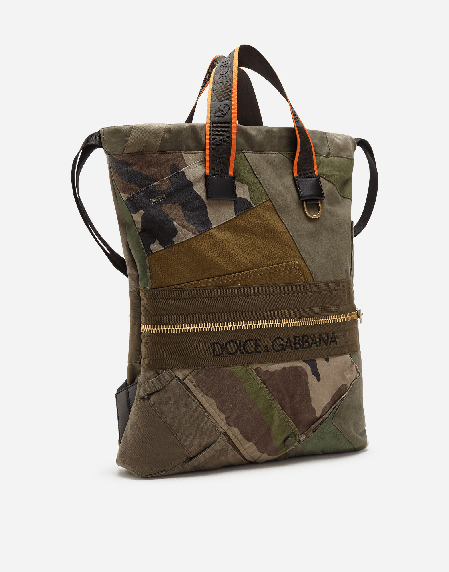 Dolce & Gabbana Military Patch Street Backpack