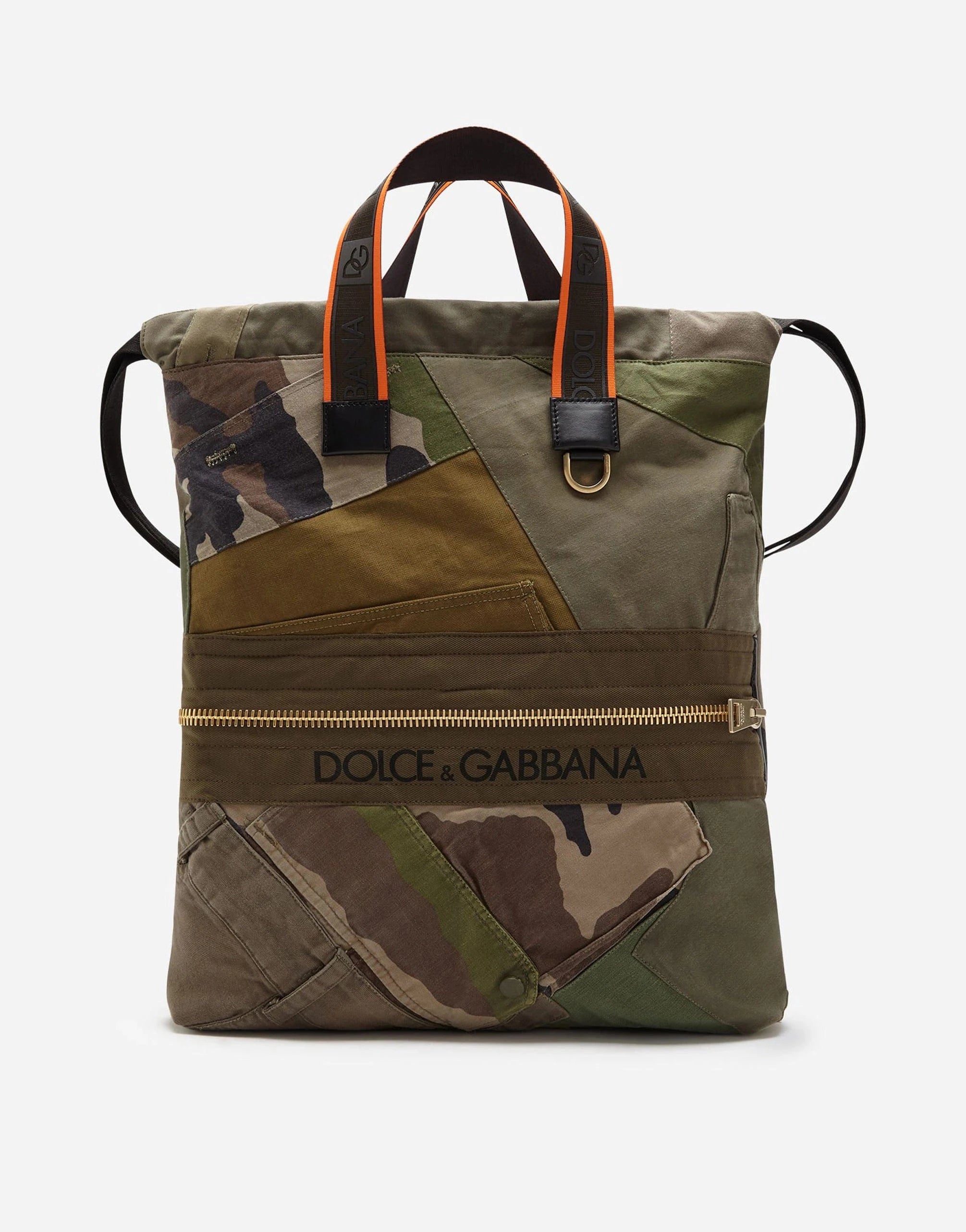Dolce & Gabbana Military Patch Street Backpack