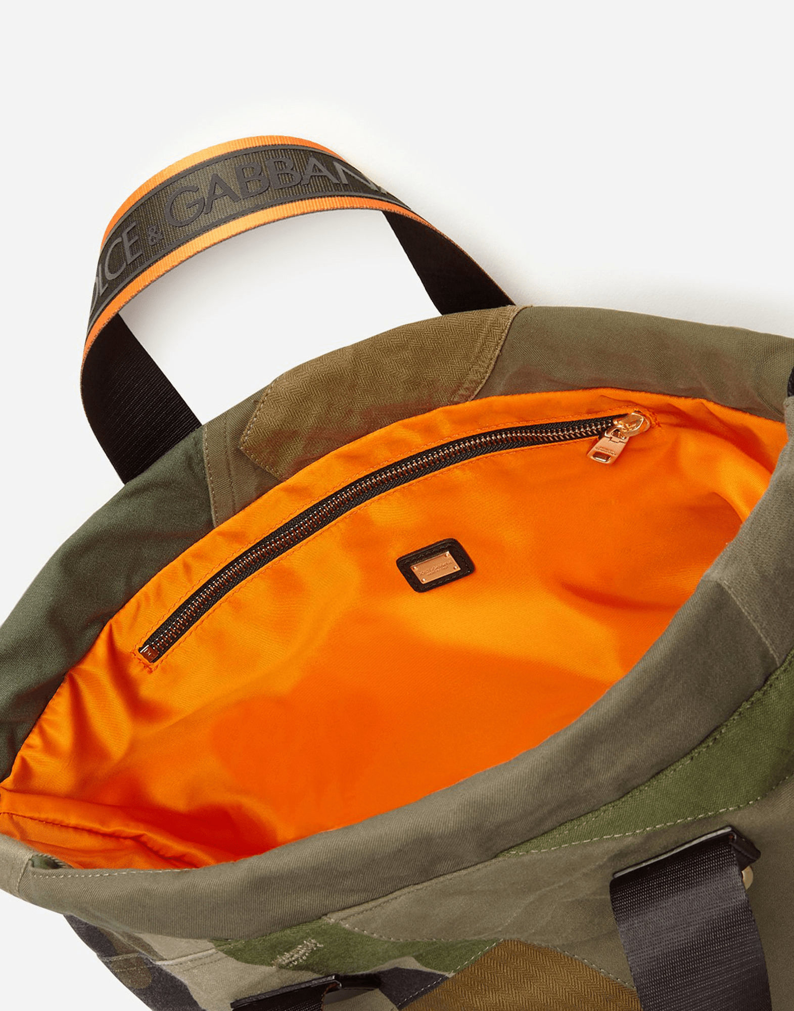 Dolce & Gabbana Military Patch Street Backpack