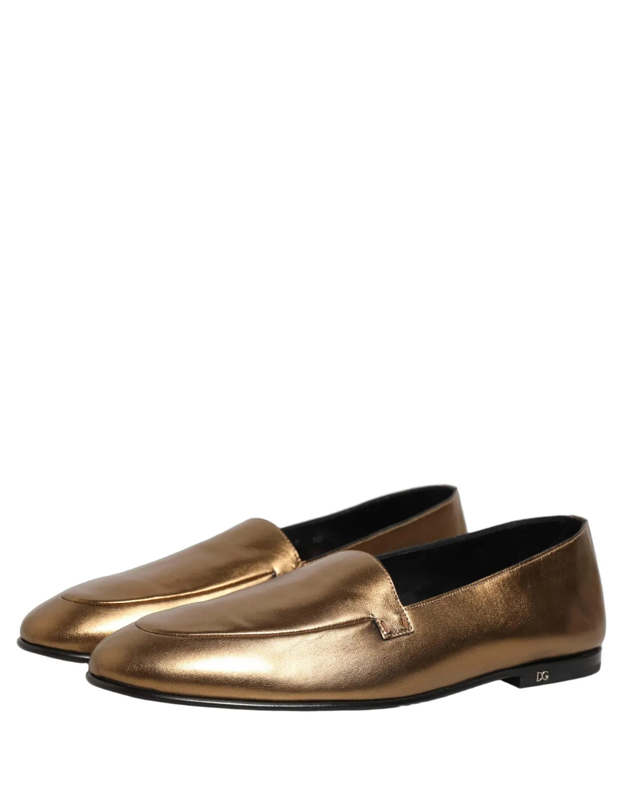 Dolce & Gabbana Dolce & Gabbana Minimalist DG Logo Detail Slip-On Loafers