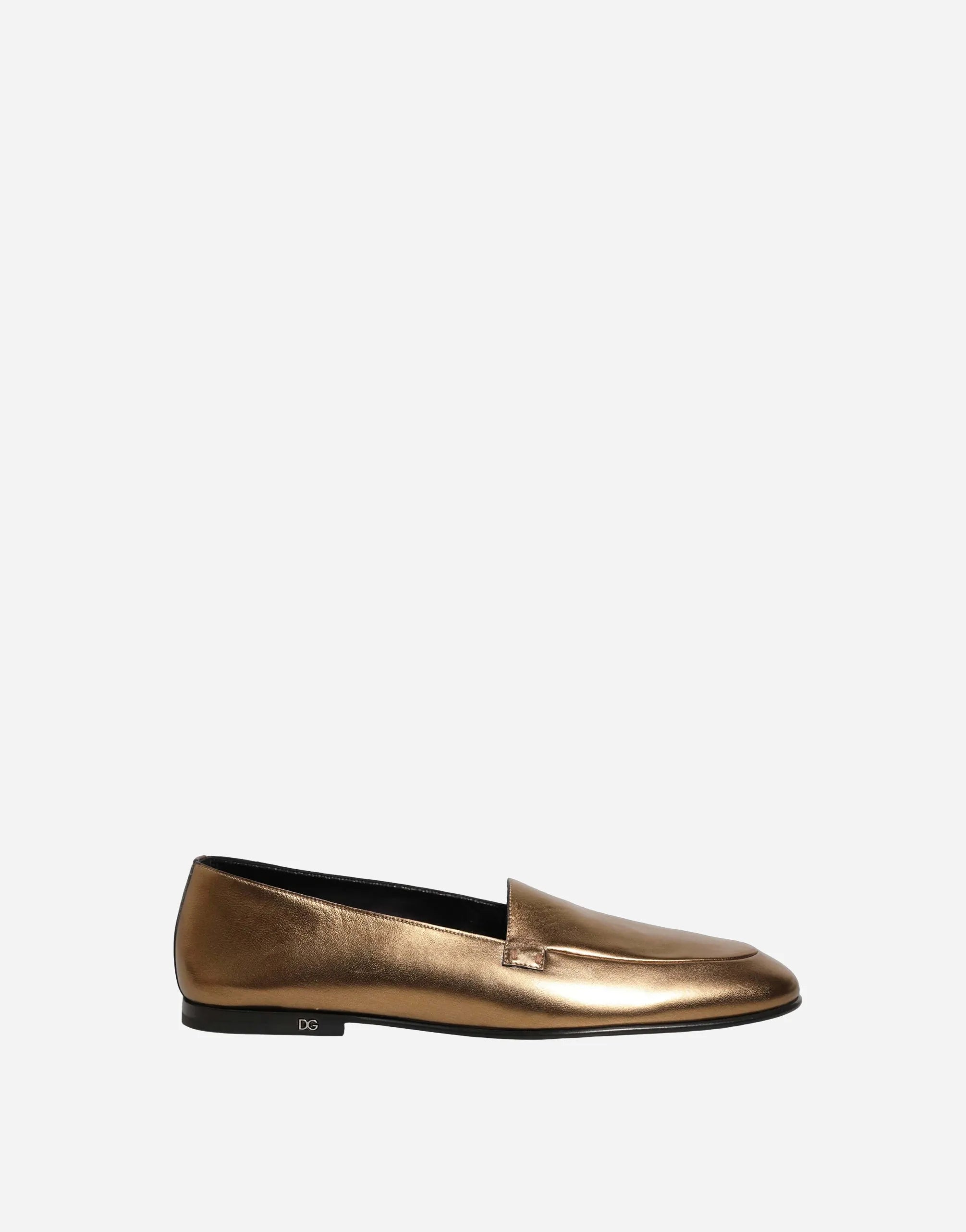 Dolce & Gabbana Dolce & Gabbana Minimalist DG Logo Detail Slip-On Loafers