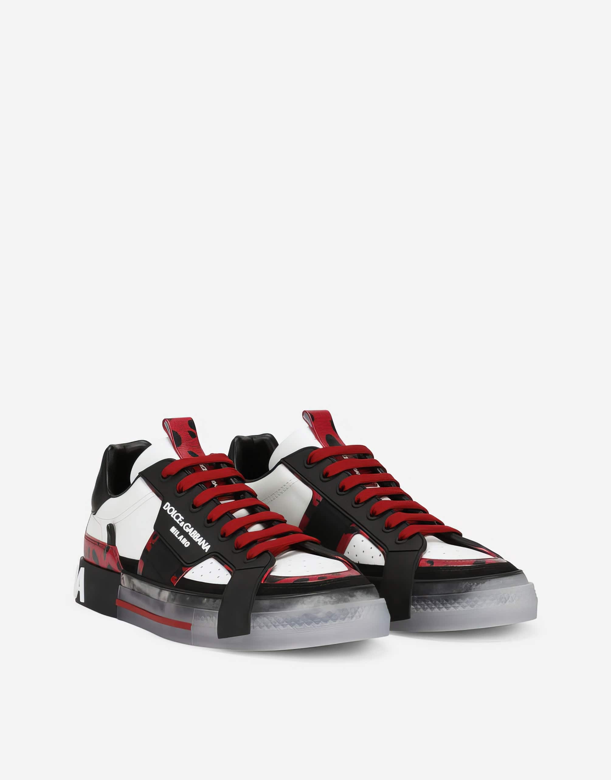 Dolce & Gabbana Mixed-Material Custom 2.Zero Sneakers
