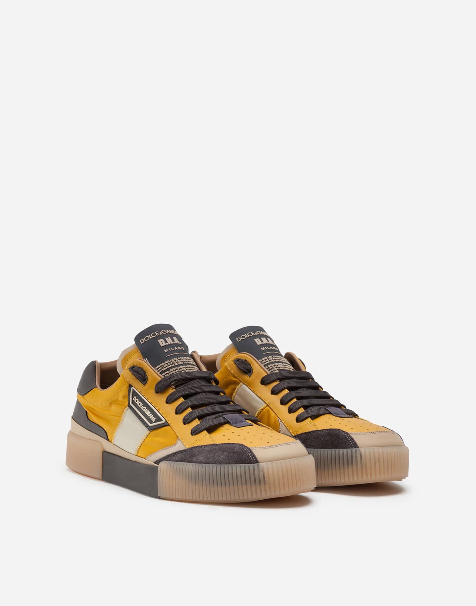 Dolce & Gabbana Dolce & Gabbana Mixed-Material Miami Sneakers