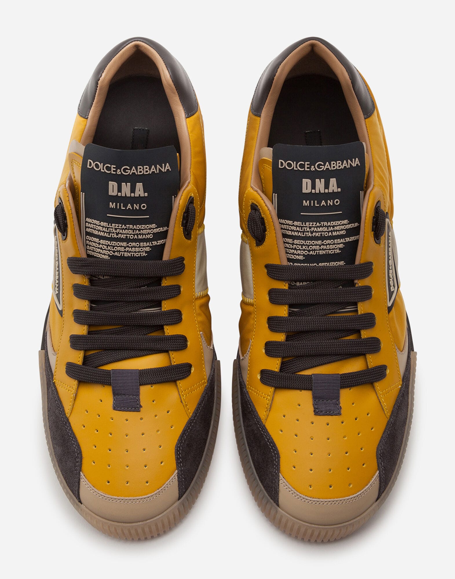 Dolce & Gabbana Dolce & Gabbana Mixed-Material Miami Sneakers