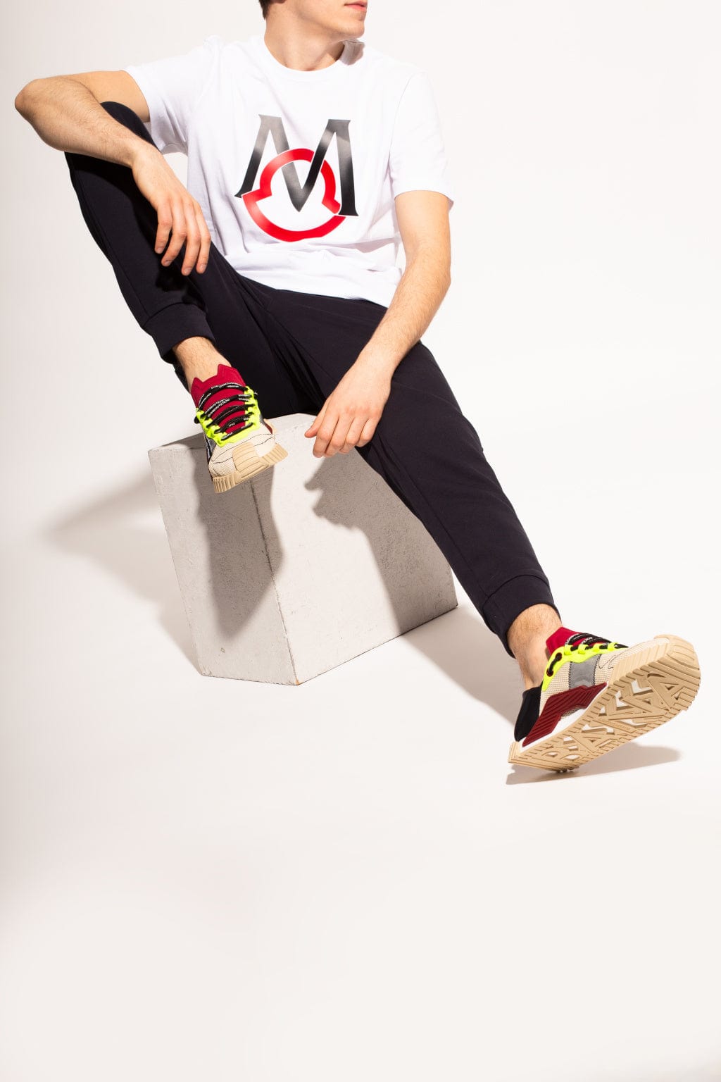 Dolce & Gabbana Mixed-material NS1 slip-on sneakers