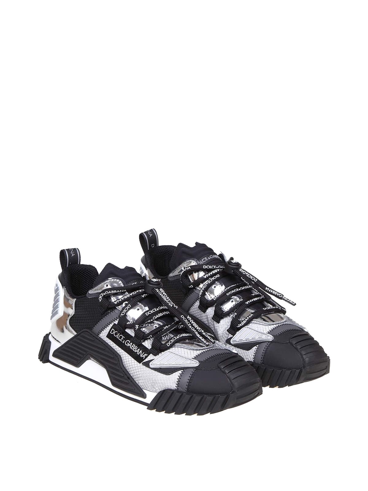 أحذية NS1 الرياضية متعددة الخامات من Dolce & Gabbana - alternate view