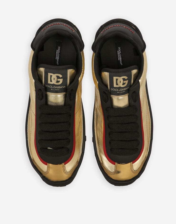 Dolce & Gabbana Mixed-Material Old Runner Sneakers