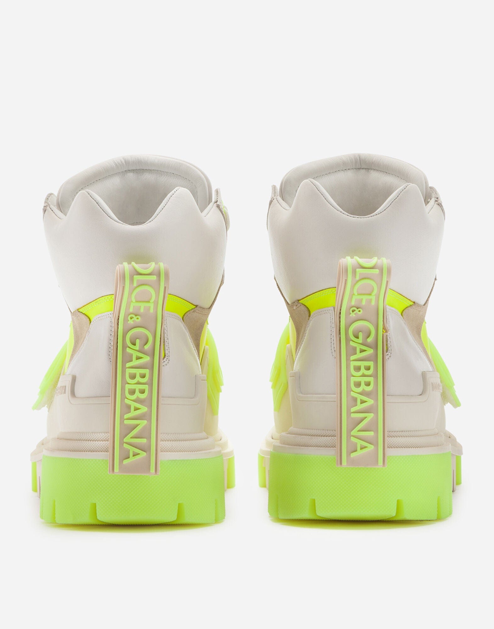 Dolce & Gabbana Mixed-Material Trekking Boots