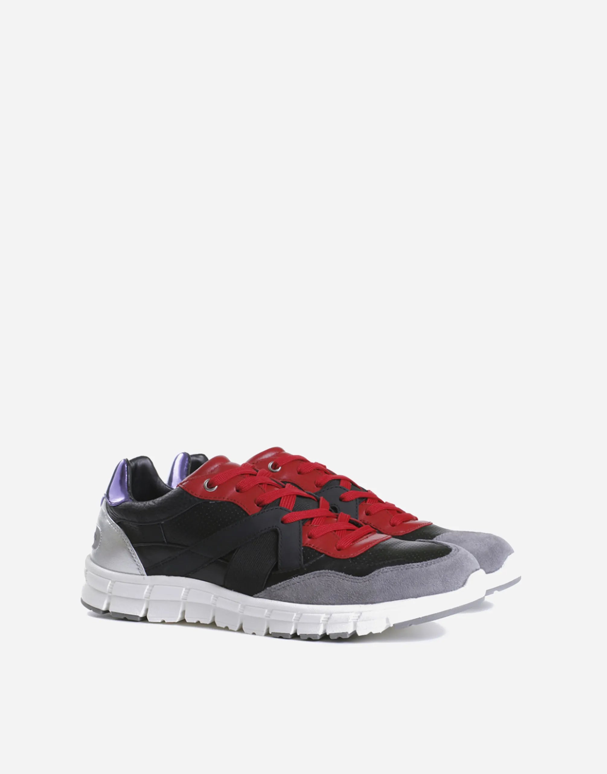Dolce & Gabbana Mixed-Materials New Jamaica Sneakers - alternate view