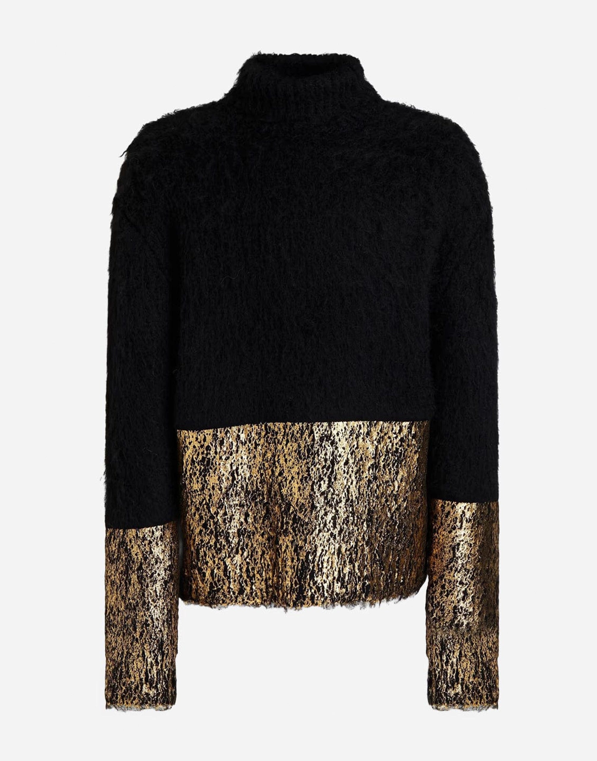 Dolce & Gabbana Mohair Blend Turtleneck Sweater