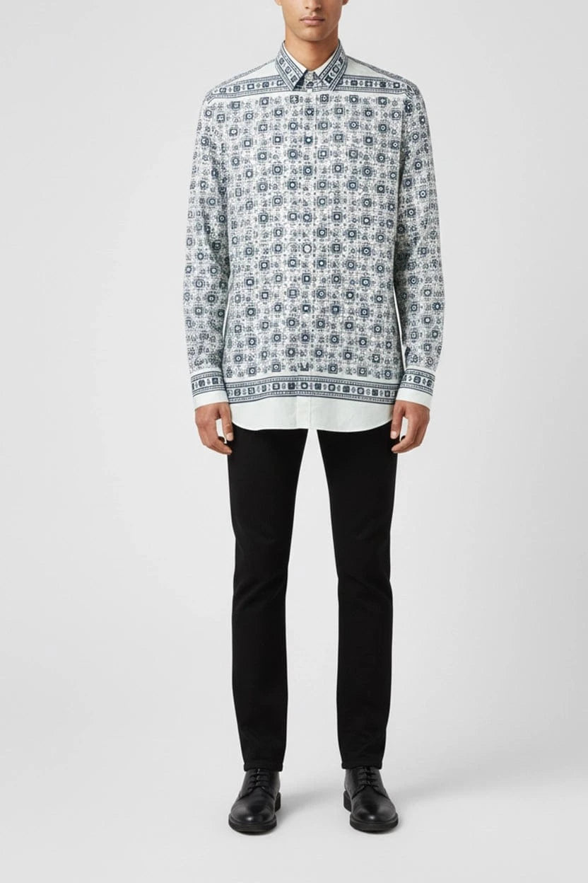 Dolce & Gabbana Monkey Tie Print Shirt