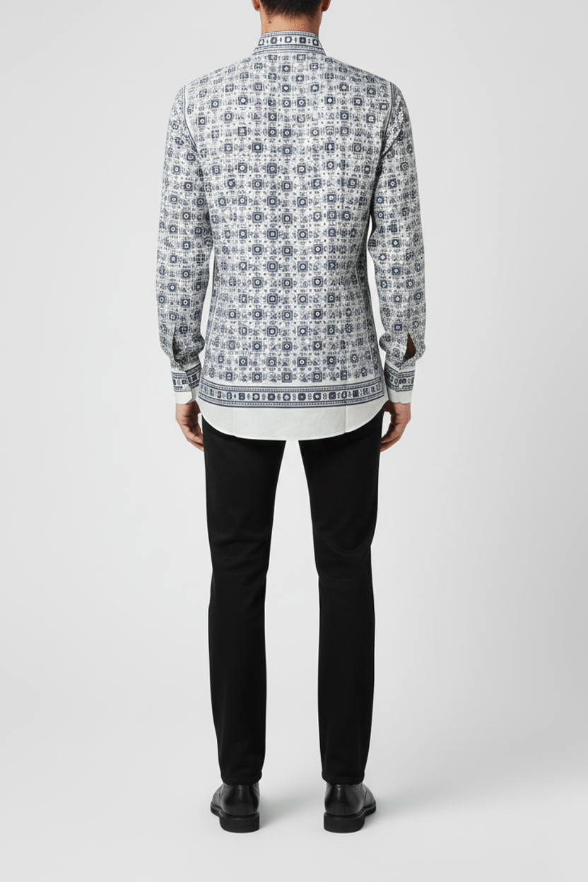 Dolce & Gabbana Monkey Tie Print Shirt