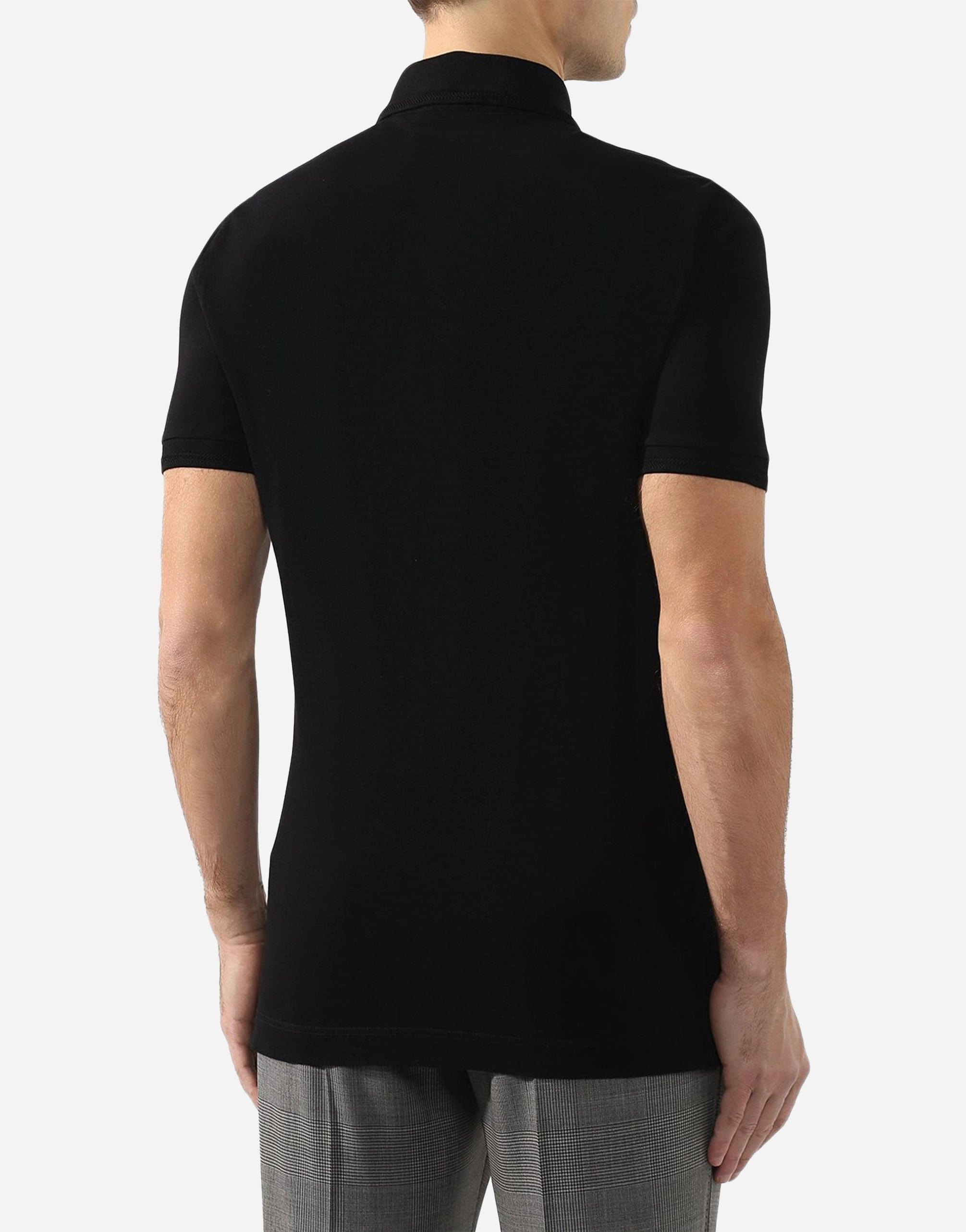 Dolce & Gabbana Monogram Patch Polo Shirt