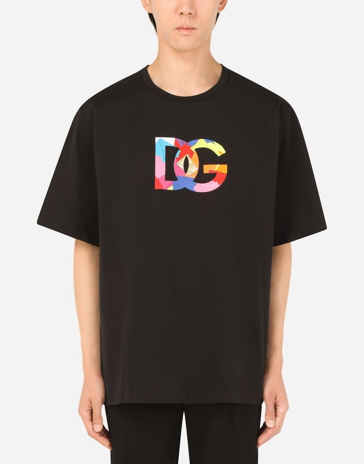 Dolce & Gabbana Multi-Colored DG Patch T-Shirt