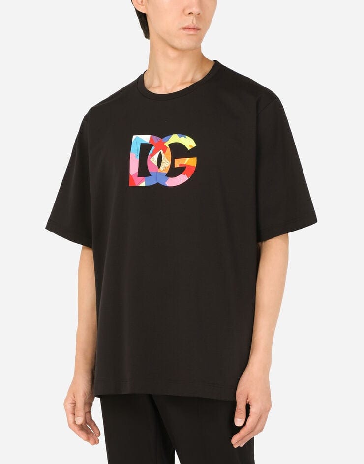 Dolce & Gabbana Multi-Colored DG Patch T-Shirt
