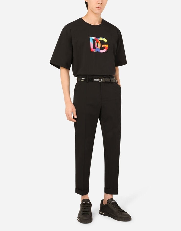 Dolce & Gabbana Multi-Colored DG Patch T-Shirt - alternate view