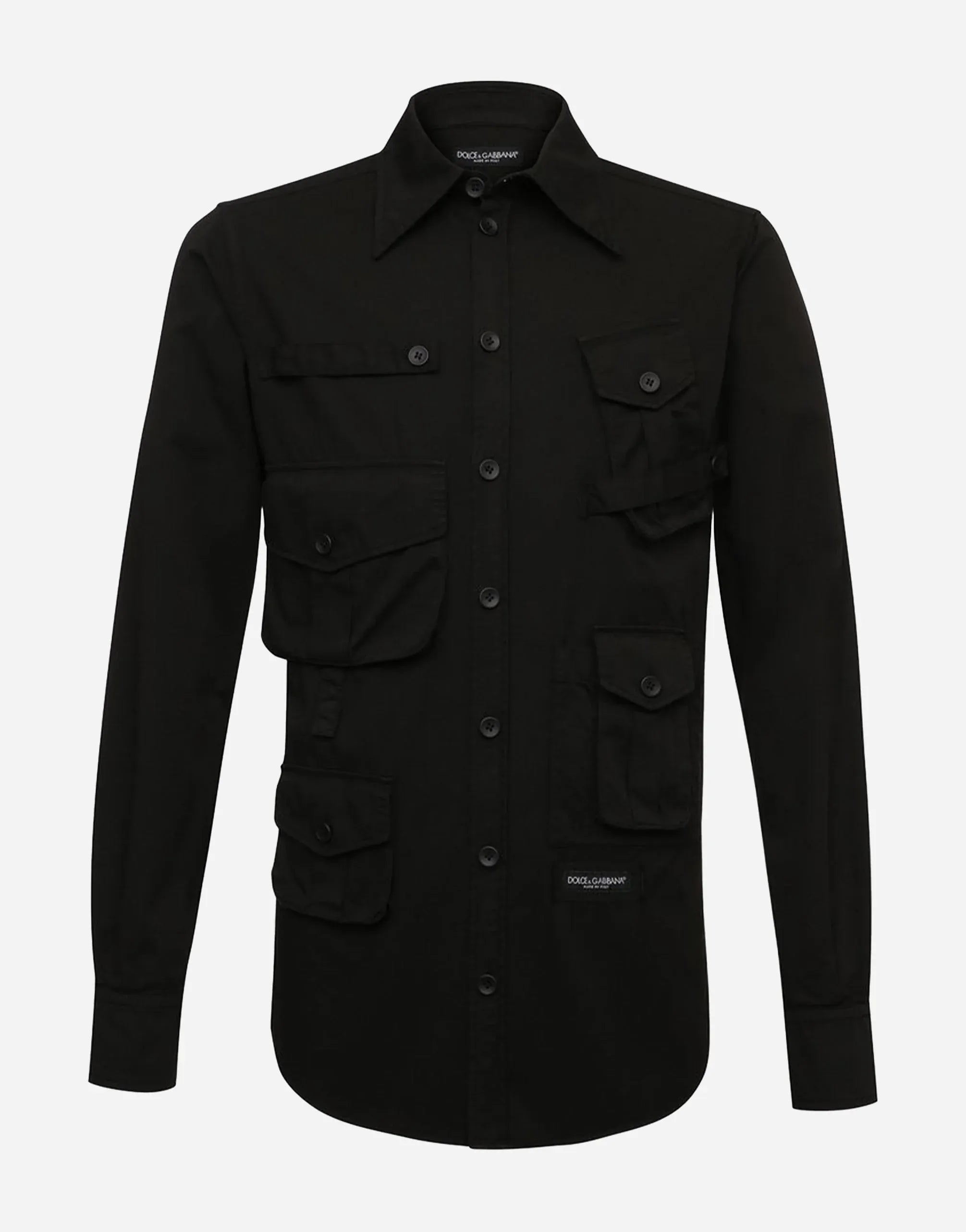 Dolce & Gabbana Multi-Pocket Cargo Utility Shirt