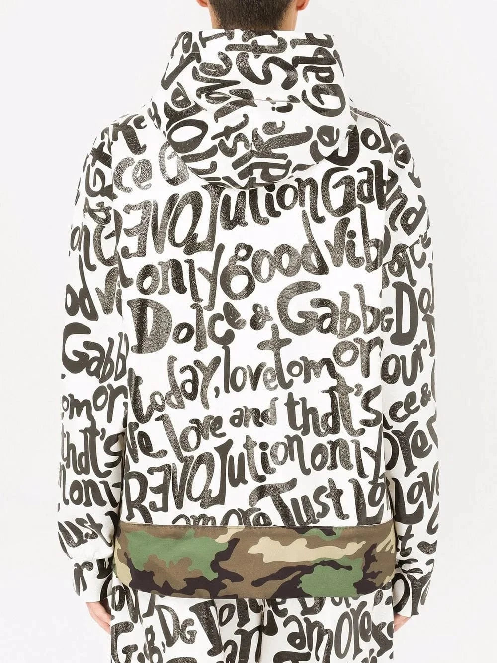 Dolce & Gabbana Multi-Pocket Printed Hoodie