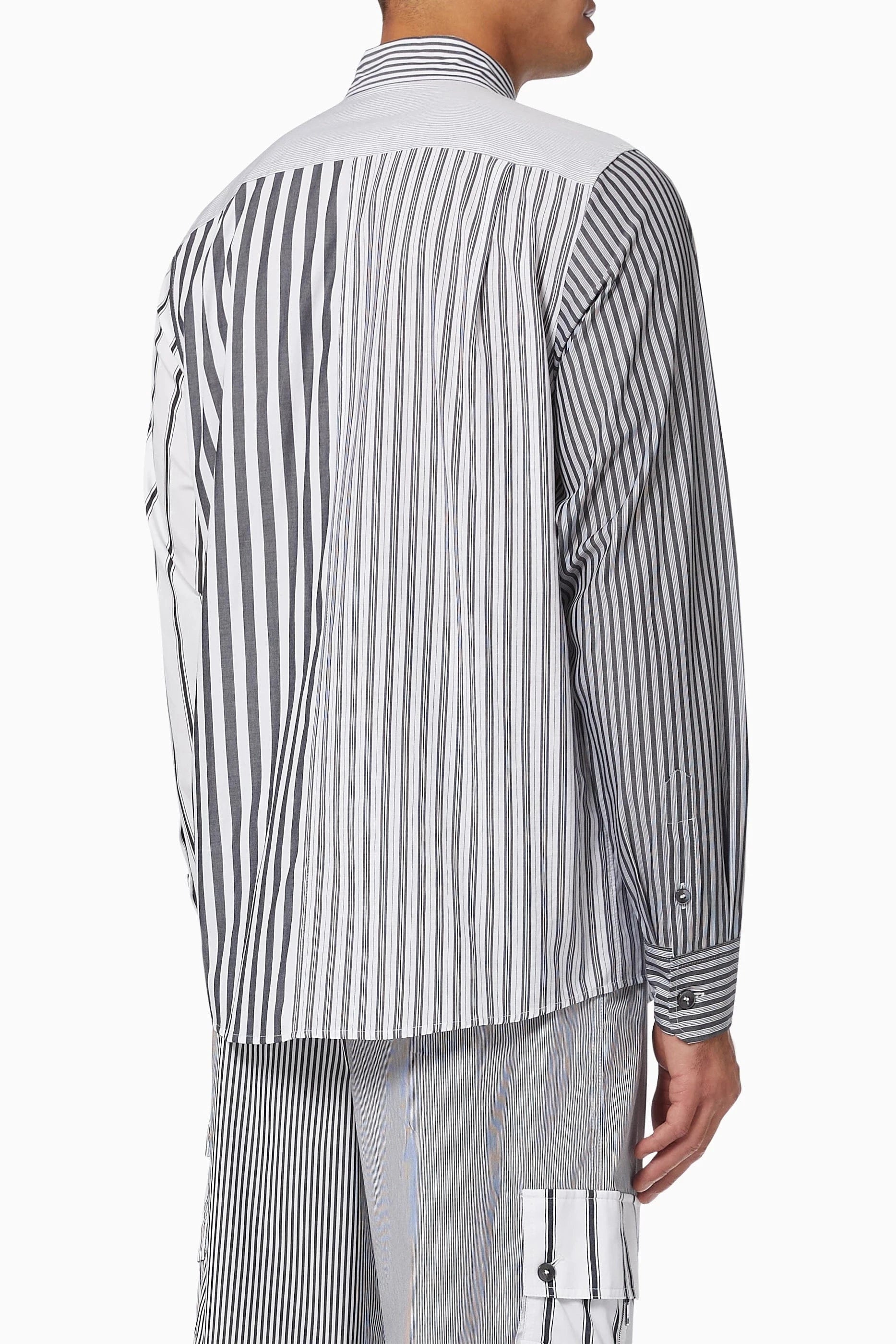Dolce & Gabbana Multi-Pocket Striped Shirt