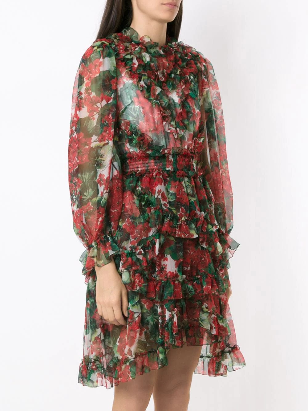 Dolce & Gabbana Multicolor Floral-Printed Dress