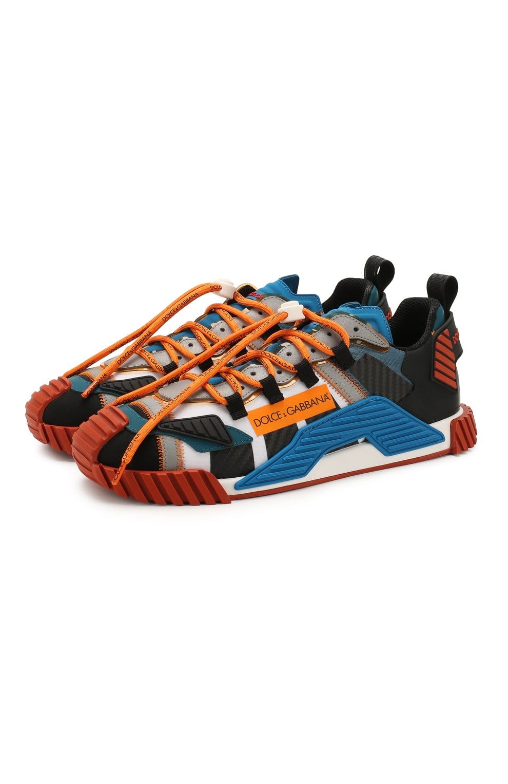Dolce & Gabbana Dolce & Gabbana Multicolor Mixed-Materials NS1 Sneakers