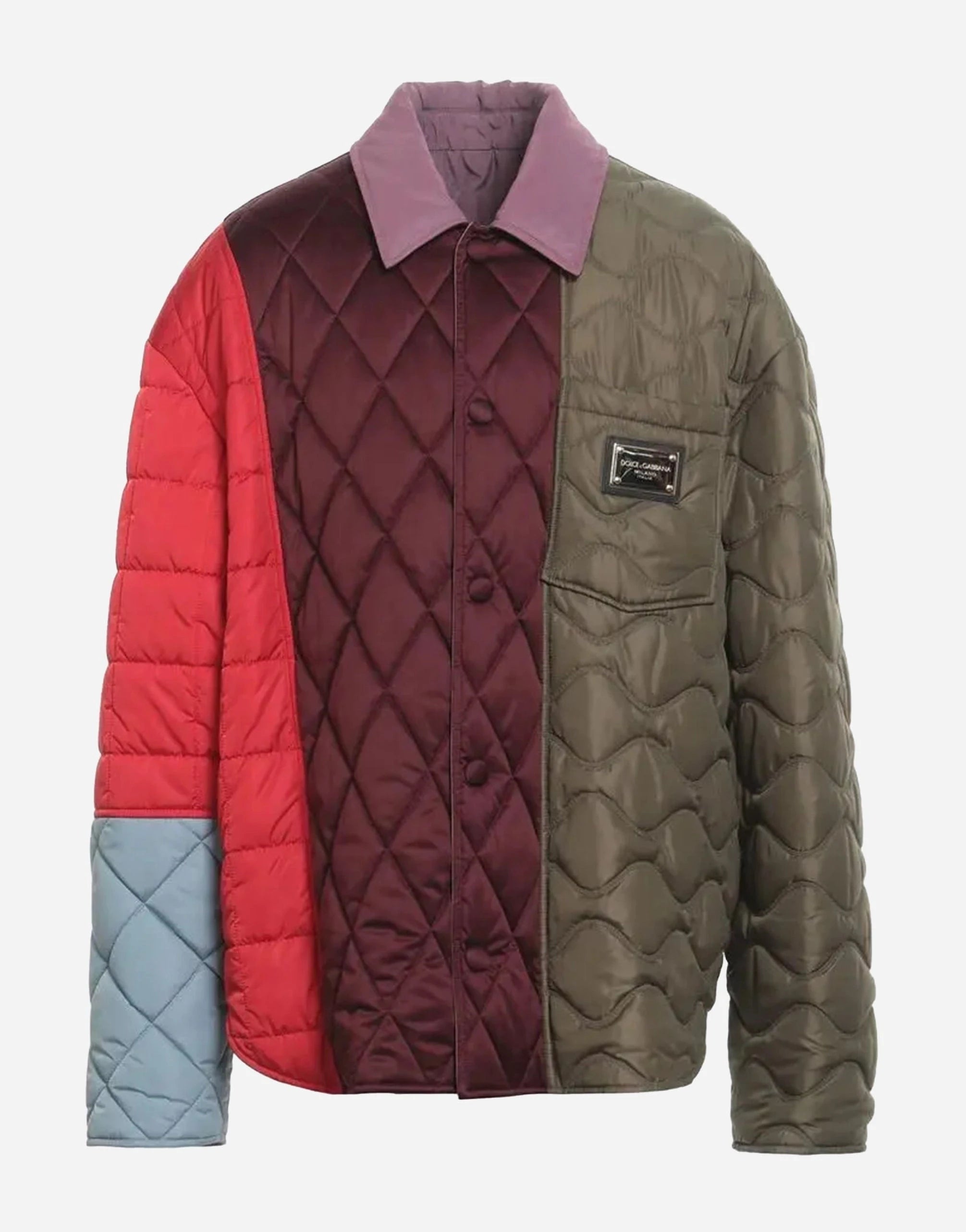 Dolce & Gabbana Multicolor Quilted Jacket