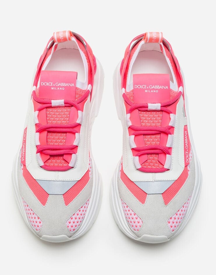 Dolce & Gabbana Multicolor Stretch Mesh Daymaster Sneakers