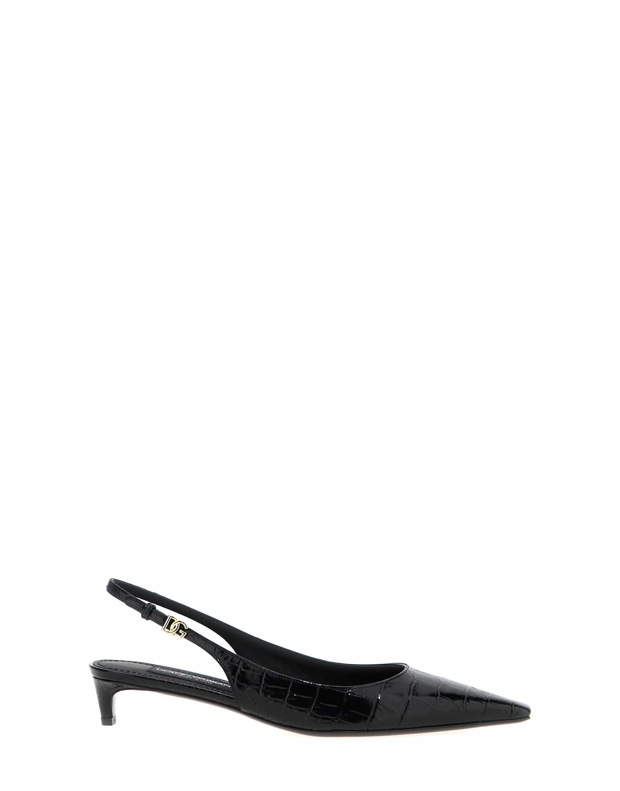 Dolce & Gabbana Dolce & Gabbana Mun Crocodile-Print Slingback