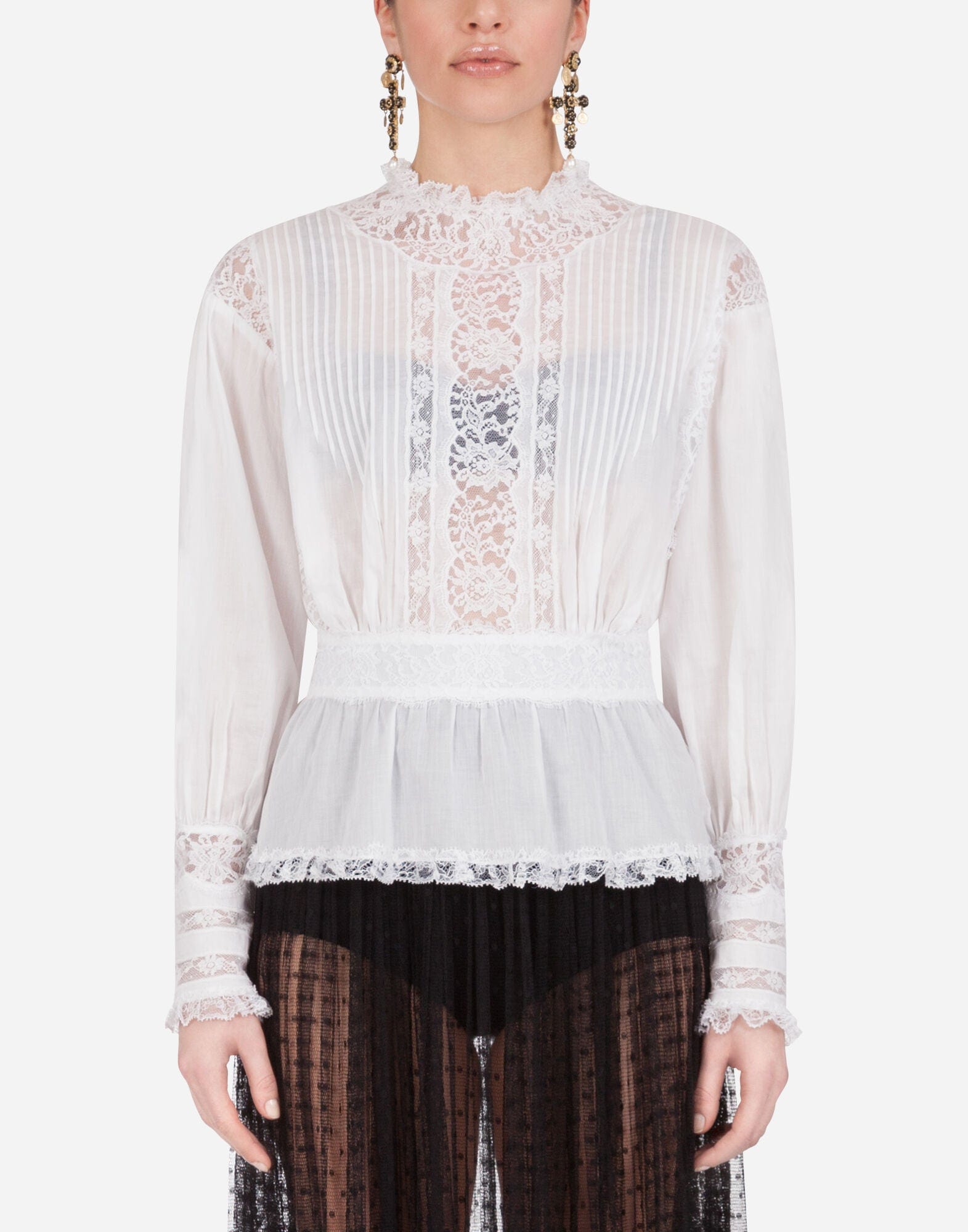 Dolce & Gabbana Muslin Lace Blouse