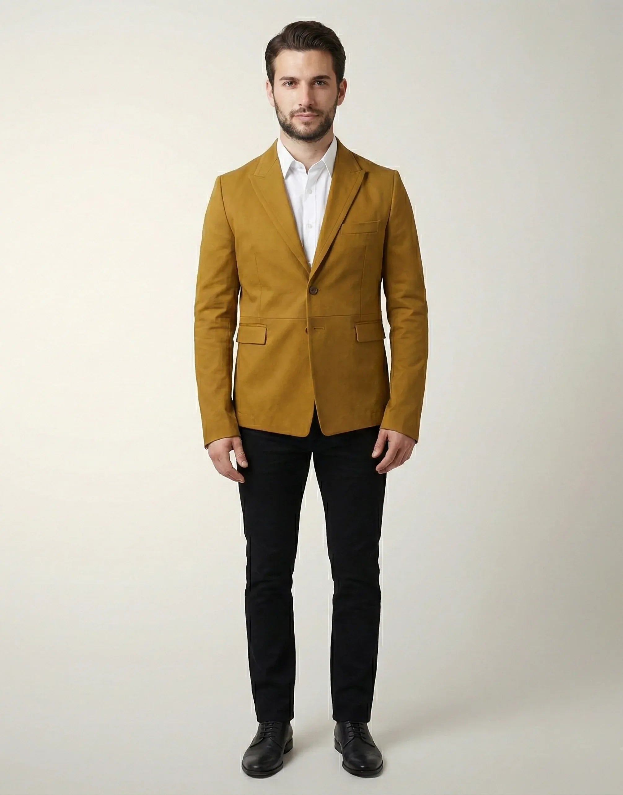 Dolce & Gabbana Mustard Single-Breasted Tailored Blazer - alternate view