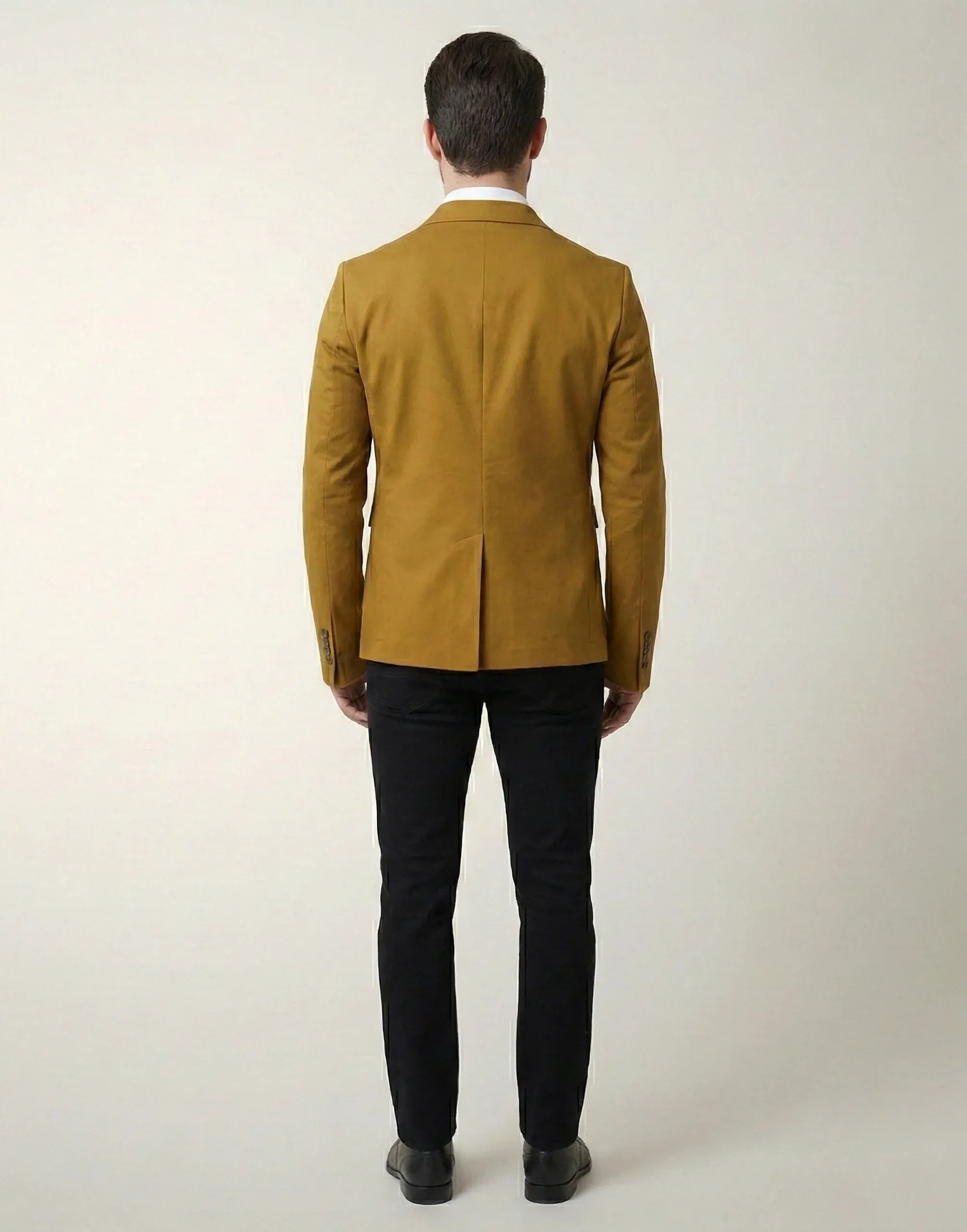 Dolce & Gabbana Mustard Single-Breasted Tailored Blazer