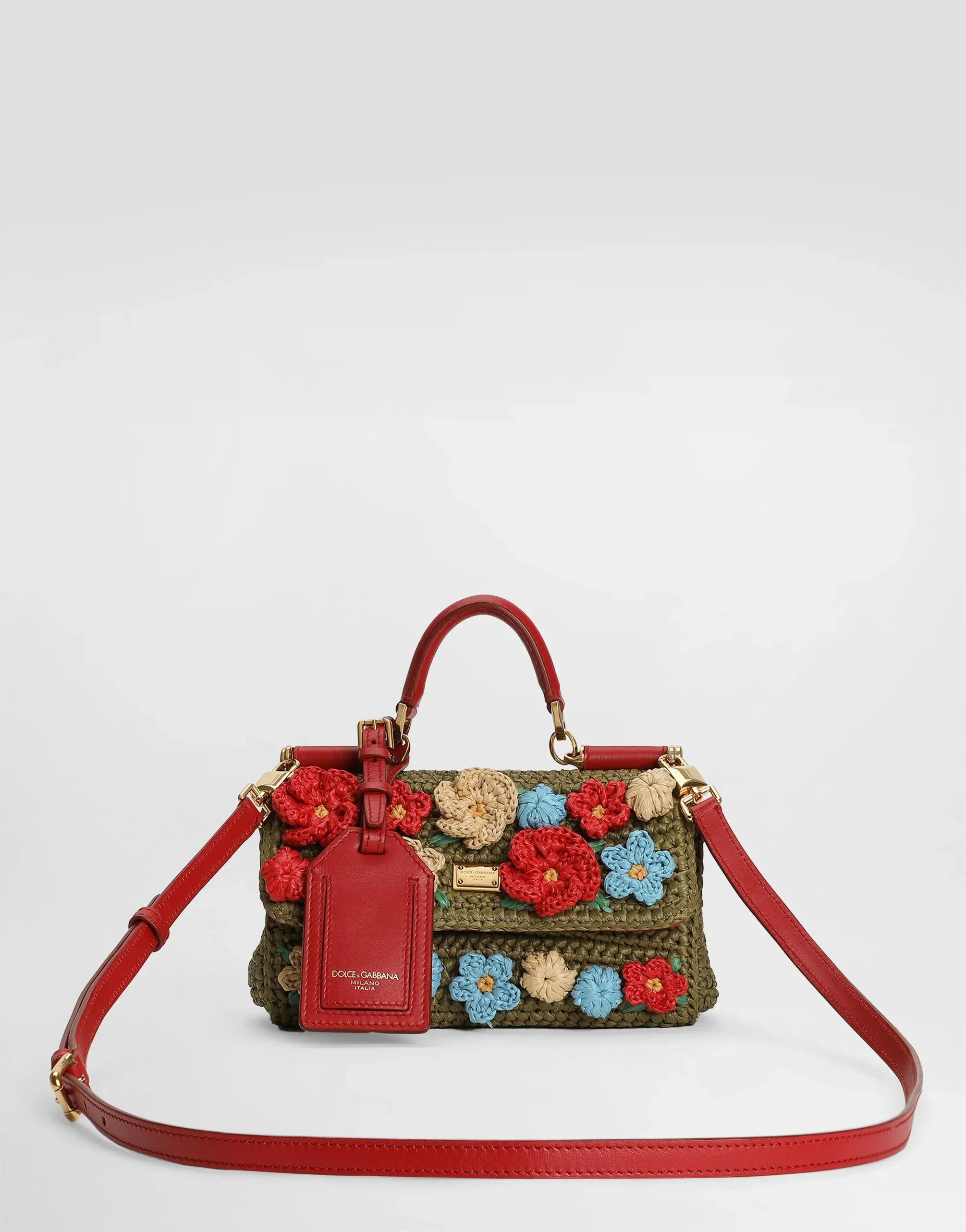 Dolce & Gabbana My Sicily Raffia Handbag