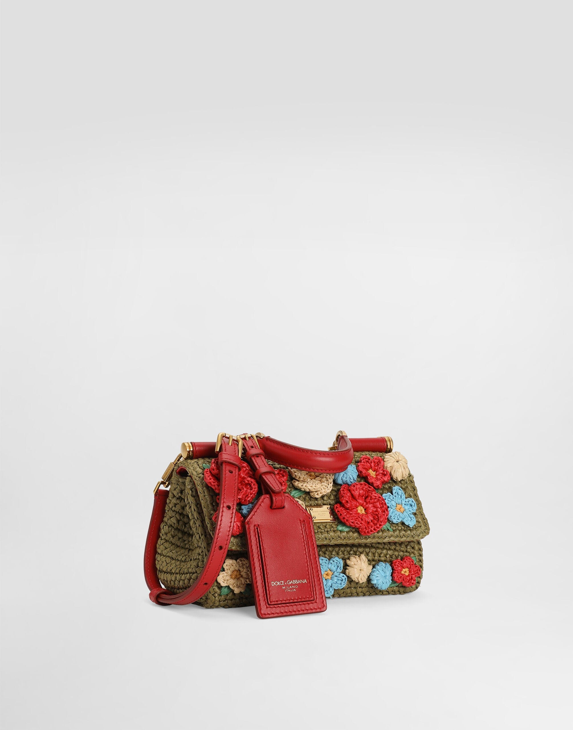 Dolce & Gabbana My Sicily Raffia Handbag