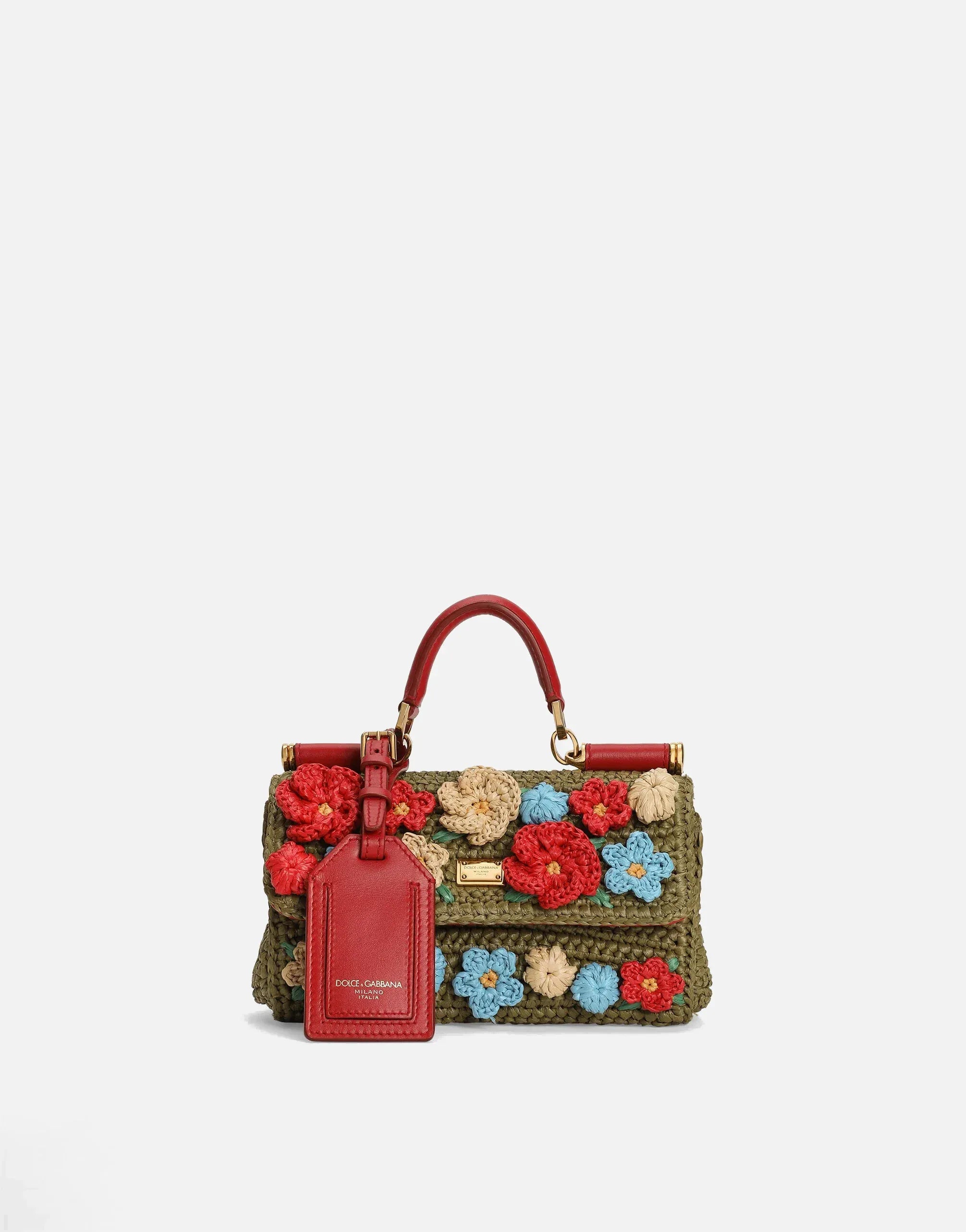 Dolce & Gabbana My Sicily Raffia Handbag