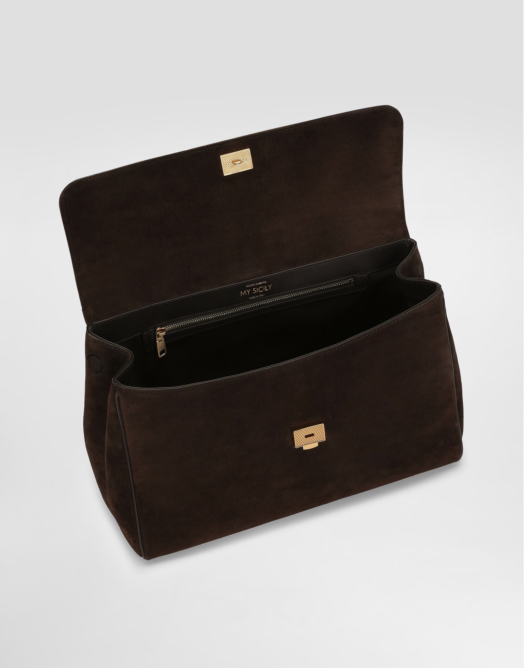 Dolce & Gabbana My Sicily Suede Handbag