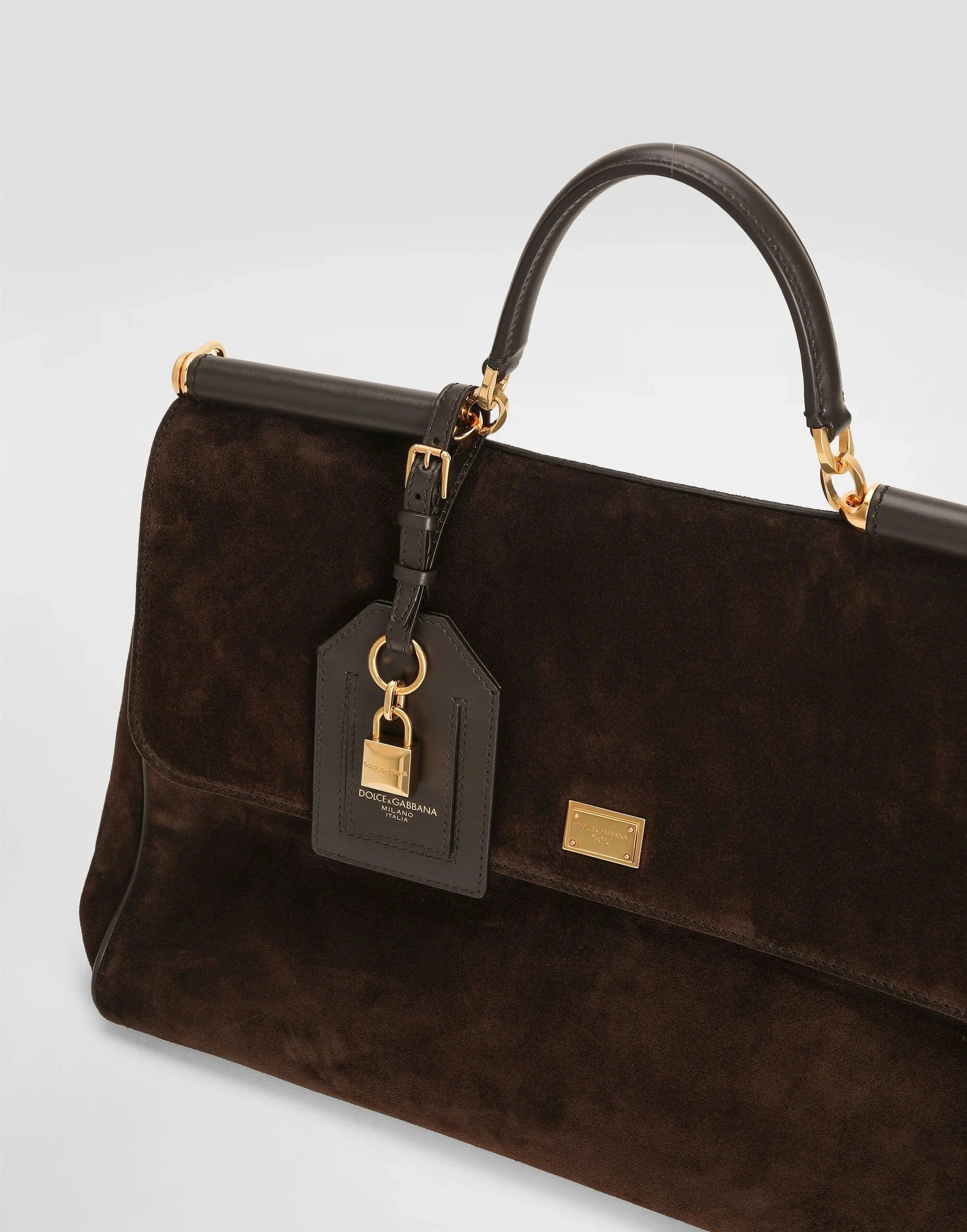 Dolce & Gabbana My Sicily Suede Handbag