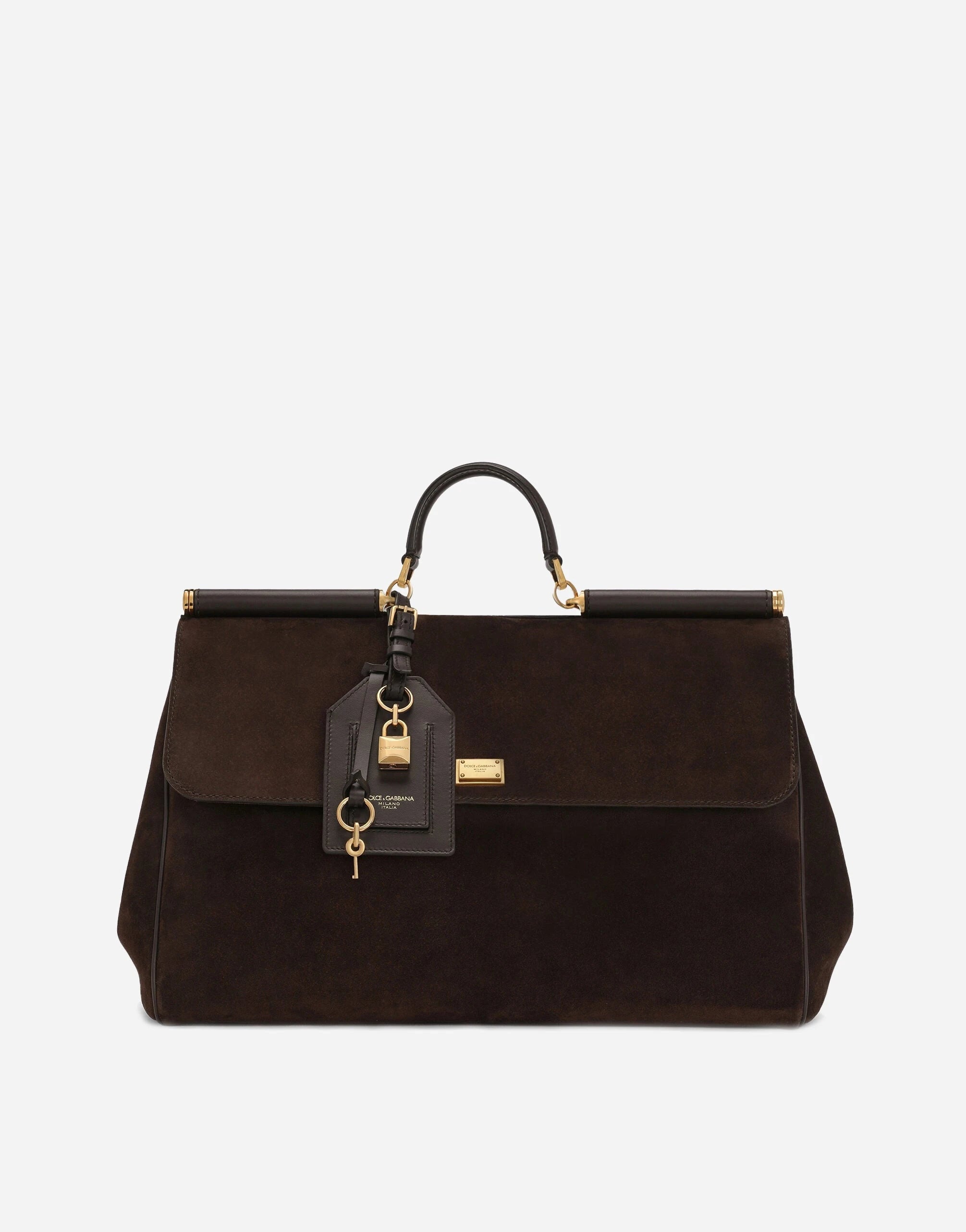 Dolce & Gabbana My Sicily Suede Handbag