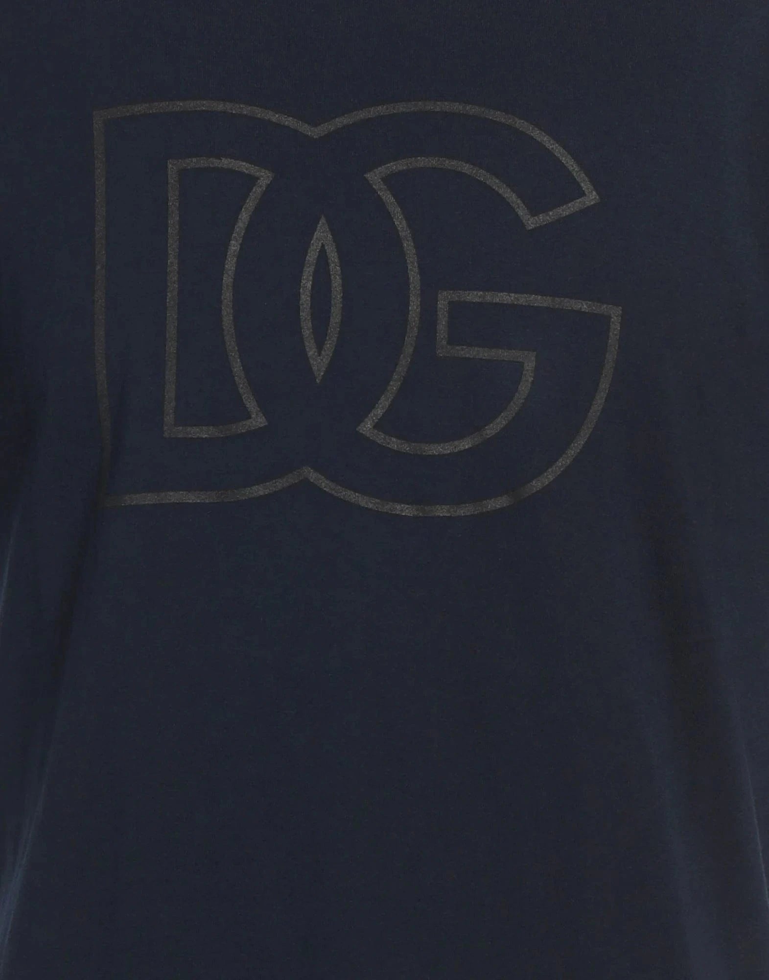 Dolce & Gabbana Navy DG Logo Cotton T-Shirt