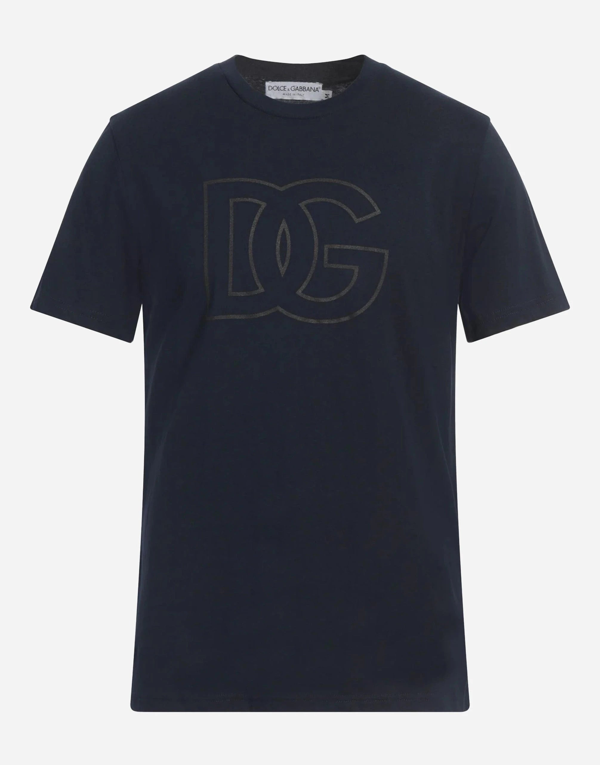 Dolce & Gabbana Navy DG Logo Cotton T-Shirt